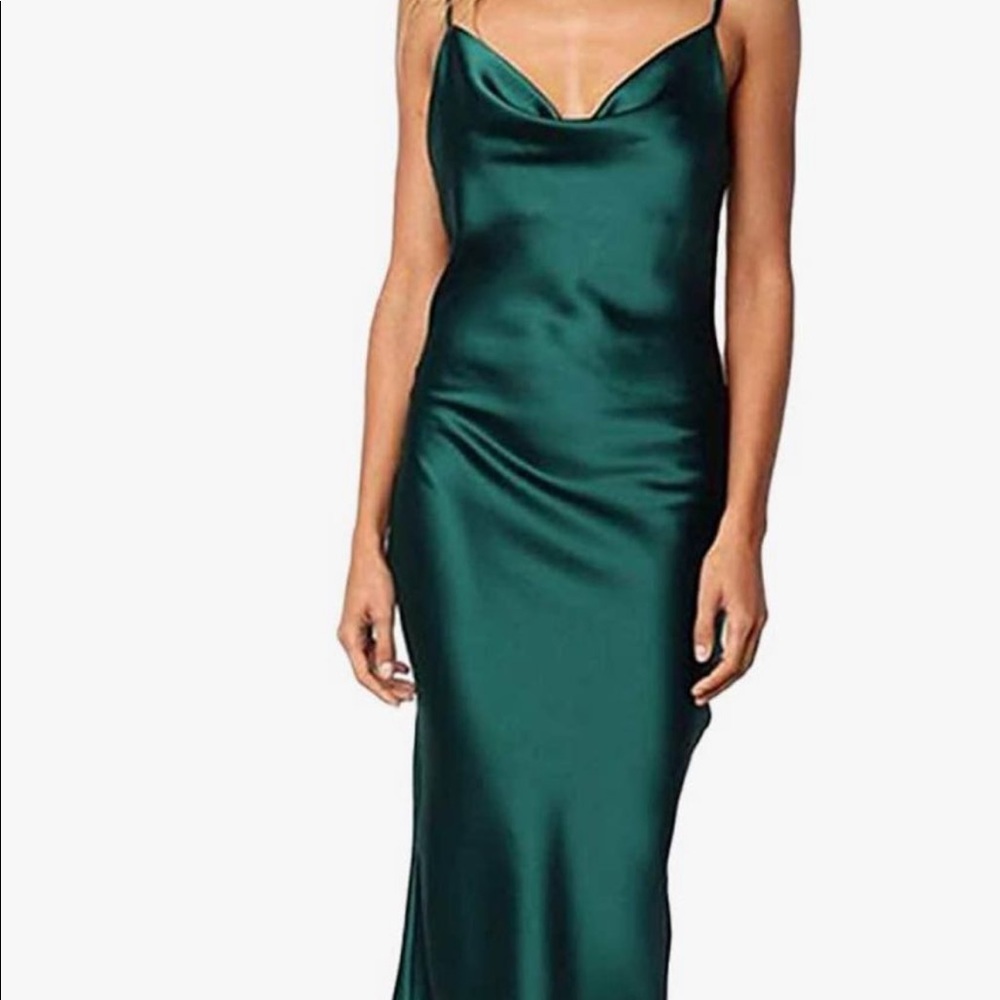 Silk MIDI Slip Dress